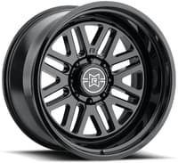 (clearance - no returns) 22x12 method race mr804 raised gloss black (* may require trimming) 8x6.5/165 -40mm