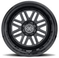 (clearance - no returns) 22x12 method race mr804 raised gloss black (* may require trimming) 8x170 -40mm