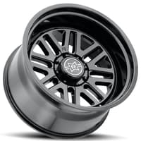 (clearance - no returns) 22x12 method race mr804 raised gloss black (* may require trimming) 8x170 -40mm