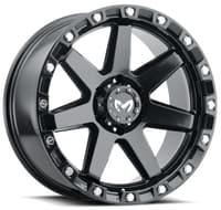 matte black w/ dark tint17x8.5 mkw off-road m203 satin black 5x5/127 0mm