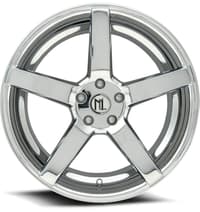 (clearance - no returns) 22x10.5 modern luxury ml2 chrome 5x4.5/114.3 42mm