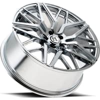 (clearance - no returns) 22x10.5 modern luxury ml3 chrome 5x4.5/114.3 45mm