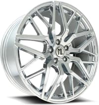 (clearance - no returns) 22x10.5 modern luxury ml3 chrome 5x4.5/114.3 45mm