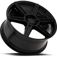 (clearance - no returns) 24x10 modern luxury mlf11 gloss black (flow formed) 6x135 25mm