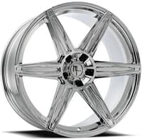 (clearance - no returns) 22x9 modern luxury mlf11 chrome (flow formed) 5x112 32mm