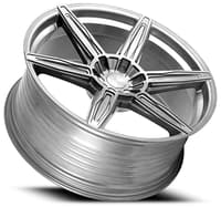 (clearance - no returns) 20x10 modern luxury mlf11 brushed titanium (flow formed) 5x120 42mm