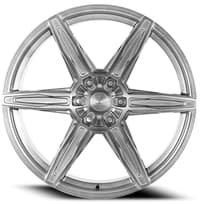 (clearance - no returns) 20x10 modern luxury mlf11 brushed titanium (flow formed) 5x120 42mm