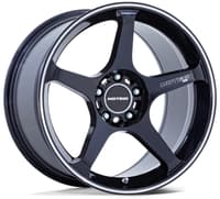 18x8.5 motegi mr159 obsidian blue w/ machined lip stripe 5x4.5/114.3 22mm