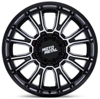 (clearance - no returns) 18x9 moto metal mo810 gloss black machined 6x135 6x5.5/139.7 20mm