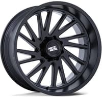 (clearance - no returns) 20x10 moto metal mo811 matte black 6x135 -18mm