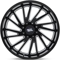 20x10 moto metal mo811 gloss black milled 6x5.5/139.7 -18mm