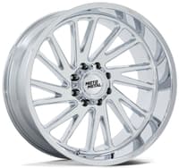 (clearance - no returns) 20x10 moto metal mo811 chrome 8x180 -18mm