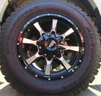 (clearance - no returns) 18x10 moto metal mo970 gloss black machined 6x135 6x5.5/139.7 -24mm