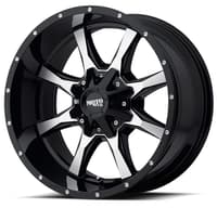 (clearance - no returns) 20x10 moto metal mo970 gloss black machined 6x135 6x5.5/139.7 -24mm