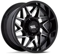 (clearance - no returns) 20x9 moto metal mo812 turbine gloss black machined 6x135 1mm