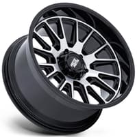 (clearance - no returns) 20x9 moto metal mo814 tekton gloss black machined 6x135 1mm