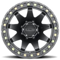 17x9 method race mr108 beadlock matte black 8x6.5/165 -44mm