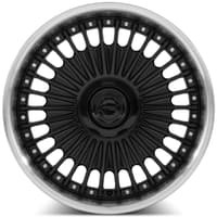 (clearance - no returns) 19x9.5 mrr vp4 gloss black machined lip (custom)