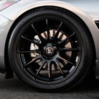 19x8.5 mrr ground force gf6 gloss black (custom)