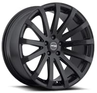 (clearance - no returns) 18x9.5 mrr hr9 full matte black (custom)