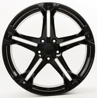 20x11 mrr m017 camaro 1le replica wheels gloss black (flow formed) 5x120 43mm
