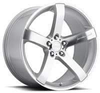 (clearance - no returns) 20x10.5 mrr vp5 gloss silver machined (custom)