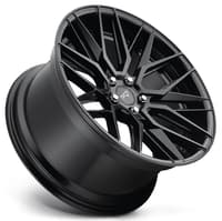 18x8 niche gamma matte black m190 5x120 40mm