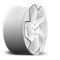 Niche Flash Gloss White w/ Black Trim