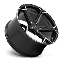 (clearance - no returns) 20x10.5 niche arrow gloss black brushed n259 5x115 20mm