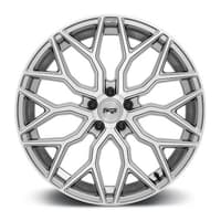 (clearance - no returns) 20x10.5 niche mazzanti anthracite brushed tint m265 5x4.5/114.3 40mm