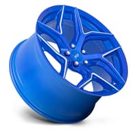 (clearance - no returns) 20x9 niche torsion anodized blue milled m268 5x120 35mm