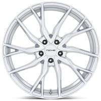 (clearance - no returns) 20x10.5 niche novara silver m273 5x4.5/114.3 20mm