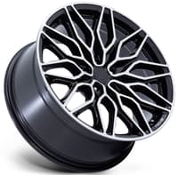 22x9 niche calabria 5 gloss black machined nc277 5x120 27mm