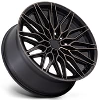 22x9.5 niche calabria 6 matte black machined dark tint nc278 6x135 30mm