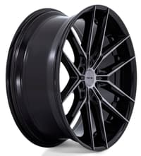 (clearance - no returns) 26x10 niche prodigy 6 gloss black dark tint nc280 (flow formed) 6x135 25mm