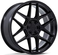 22x9.5 niche rise gloss black nc281 5x112 20mm