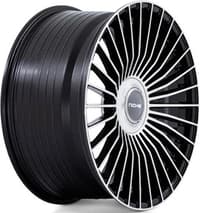 24x10 niche serene gloss black machined nc282 (flow formed) 5x130 20mm