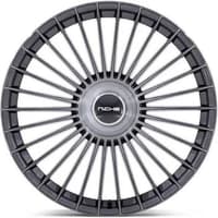 21x10.5 niche serene gloss titanium brushed nc282 (flow formed) 5x112 5x120 38mm