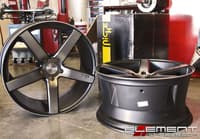 20x8.5 niche milan matte black machined w/ tint m134 5x4.5/114.3 35mm