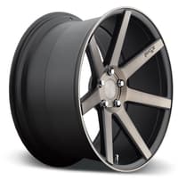 20x9 niche verona black machined w/ dark tint m150 5x112 25mm