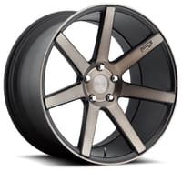 Niche Verona Black Machined w/ Dark Tint