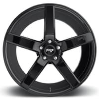 20x8.5 niche milan gloss black m188 5x120 35mm