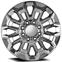 22x8.5 oe concepts replica 2021-2023 gmc 2500 hd chrome g21 8x6.5/165 15mm