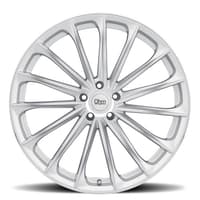 (clearance - no returns) 20x10 ohm proton silver w/ mirror face (rotary forged) 5x120 35mm