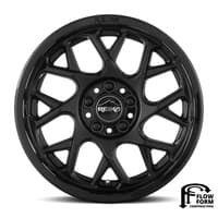 (clearance - no returns) 15x7 reika r25 detour gloss black 5x100 15mm