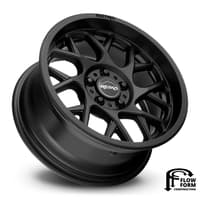 (clearance - no returns) 17x8 reika r25 detour satin black 5x4.5/114.3 38mm