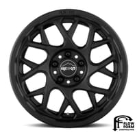 (clearance - no returns) 17x7 reika r25 detour satin black 5x100 15mm