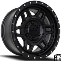 17x9 reika r40 trooper satin black (flow formed) 6x5.5/139.7 -12mm