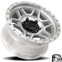 17x8.5 reika r40 trooper machined clear (flow formed) 6x5.5/139.7 0mm