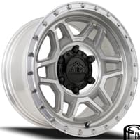 17x8.5 reika r40 trooper machined clear (flow formed) 6x5.5/139.7 0mm